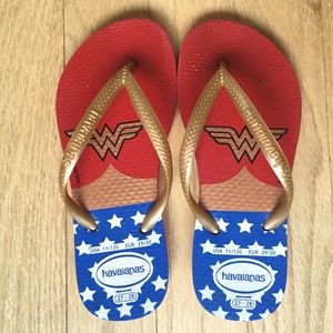 Girls Havaianas Wonder Woman Flip Flops